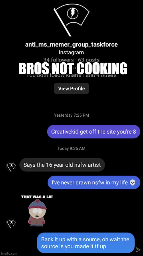 BROS NOT COOKING | made w/ Imgflip meme maker