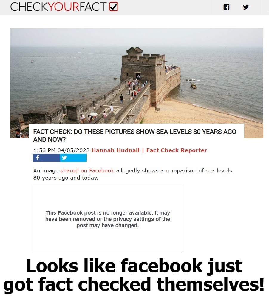 Looks like facebook just got fact-checked themselves! | image tagged in facebook,fact check,full retard,never go full retard,laughing my ass off | made w/ Imgflip meme maker