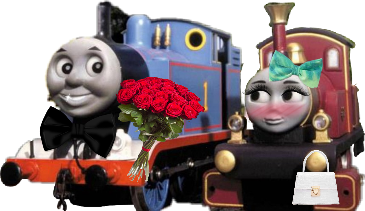 Thomas and Lady Blank Meme Template