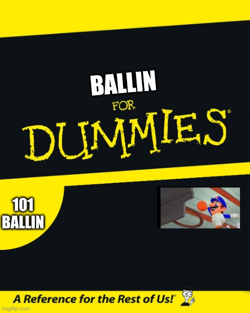ballin | BALLIN; 101 BALLIN | image tagged in for dummies | made w/ Imgflip meme maker