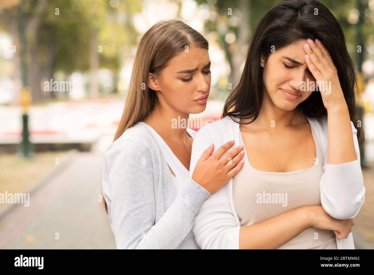 2 Girls Upset Blank Meme Template