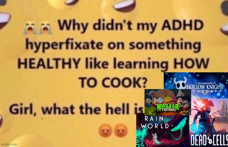 why didn't my adhd | image tagged in why didn't my adhd | made w/ Imgflip meme maker