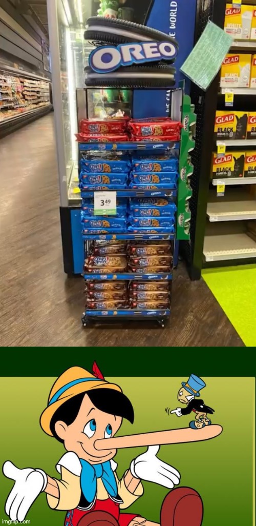 Those are Chips Ahoy Cookies, Not Oreos | image tagged in liar,you had one job,oreos,chips ahoy,failure,memes | made w/ Imgflip meme maker