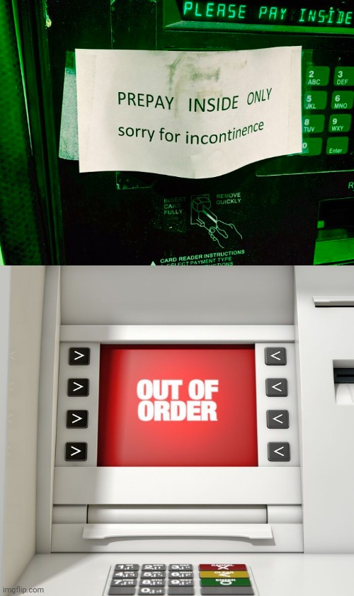 Bruhhhhhhhhh | image tagged in out of order atm machine,bank,you had one job,memes,fail,error | made w/ Imgflip meme maker