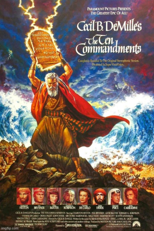 The Ten Commandments | made w/ Imgflip meme maker