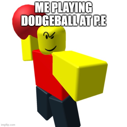 Idk | ME PLAYING DODGEBALL AT P.E | image tagged in baller | made w/ Imgflip meme maker