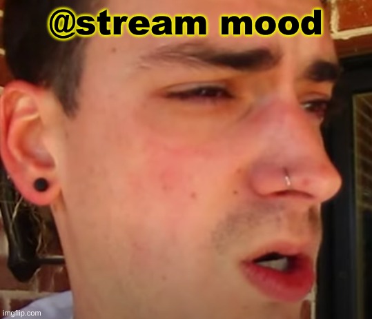 I have seen shit | @stream mood | image tagged in i have seen shit | made w/ Imgflip meme maker