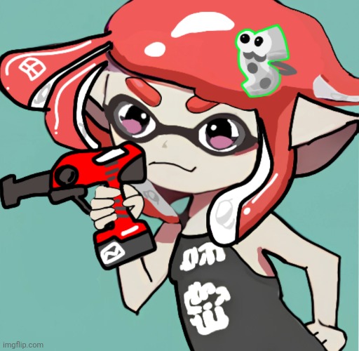 Just some splatoon art I made ( my best yet! Although lemme guess... 3 upvotes? : cry :) | made w/ Imgflip meme maker