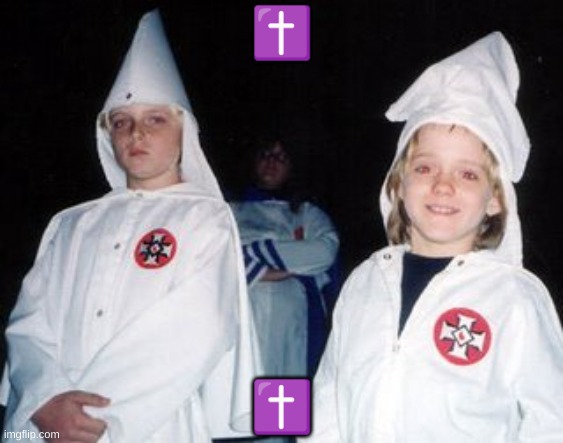 Kool Kid Klan | ✝️; ✝️ | image tagged in memes,kool kid klan | made w/ Imgflip meme maker