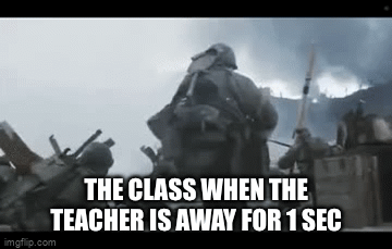 School be like - Imgflip
