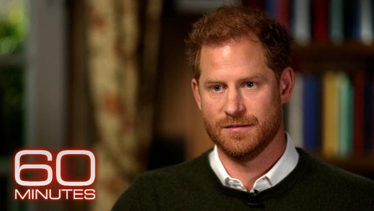 High Quality Prince Harry on CBS Blank Meme Template