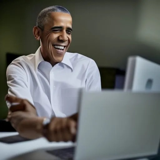 With the er0tic content ban imminent, Slobama rushes to post as Blank Meme Template
