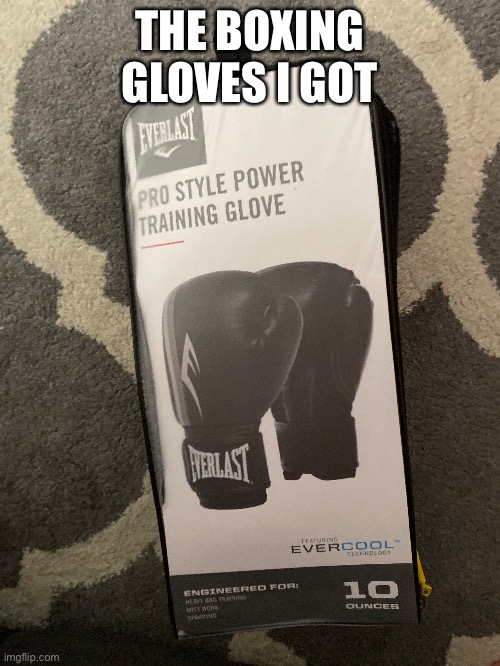 THE BOXING GLOVES I GOT | made w/ Imgflip meme maker