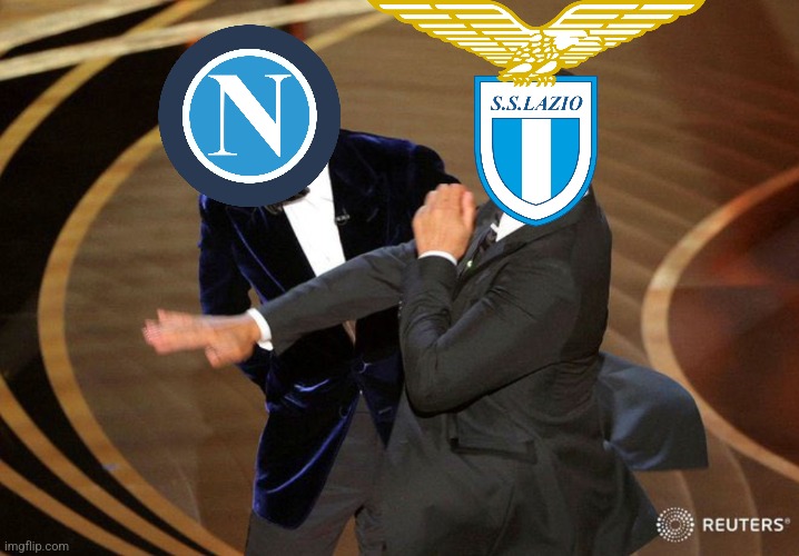 Napoli-Lazio 0-1 | image tagged in will smack,napoli,lazio,serie a,calcio,memes | made w/ Imgflip meme maker