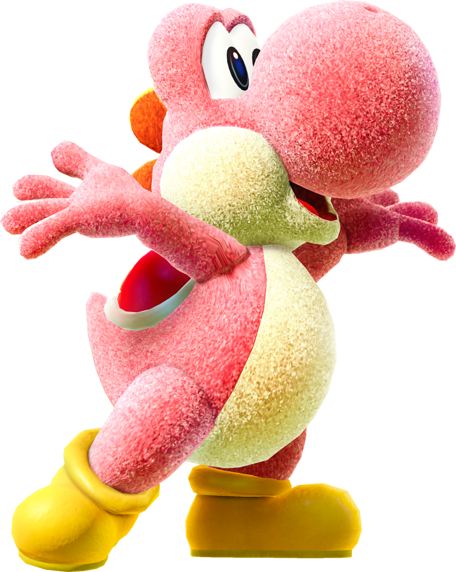 Pink Yoshi Blank Meme Template