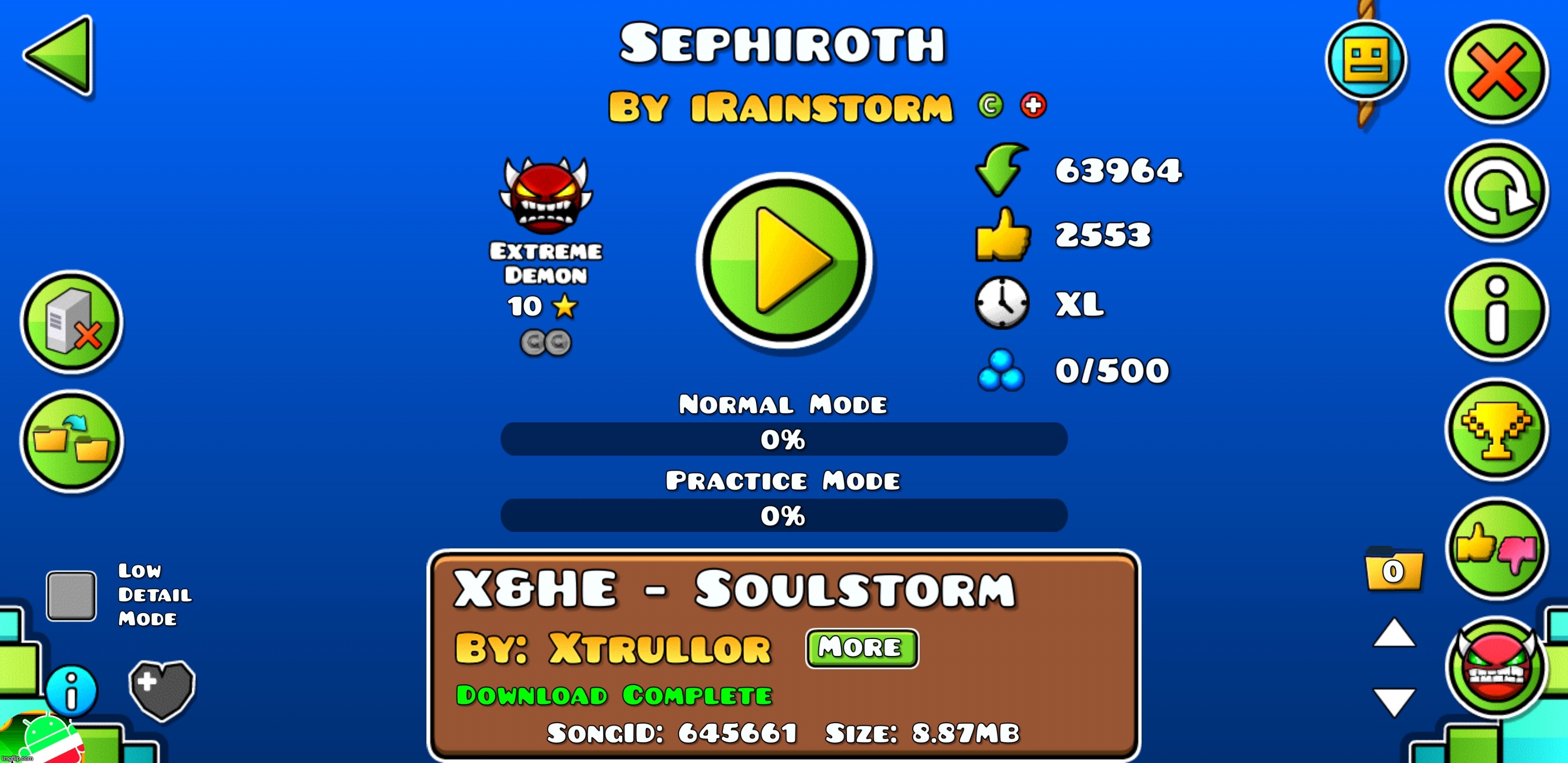 @Peachy | image tagged in sephiroth,geometry dash | made w/ Imgflip meme maker