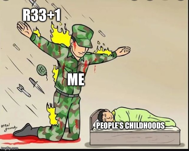 Animevac Fighting against r34 to protect childhoods | R33+1; ME; PEOPLE’S CHILDHOODS | image tagged in soldier defending,rule 34,childhood,childhood ruined | made w/ Imgflip meme maker