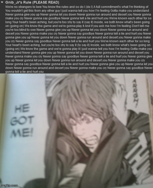 bro he got me ☠ (mod note: excellent >:) ) (Gnib_Jr note: muahahahahahaha) | made w/ Imgflip meme maker