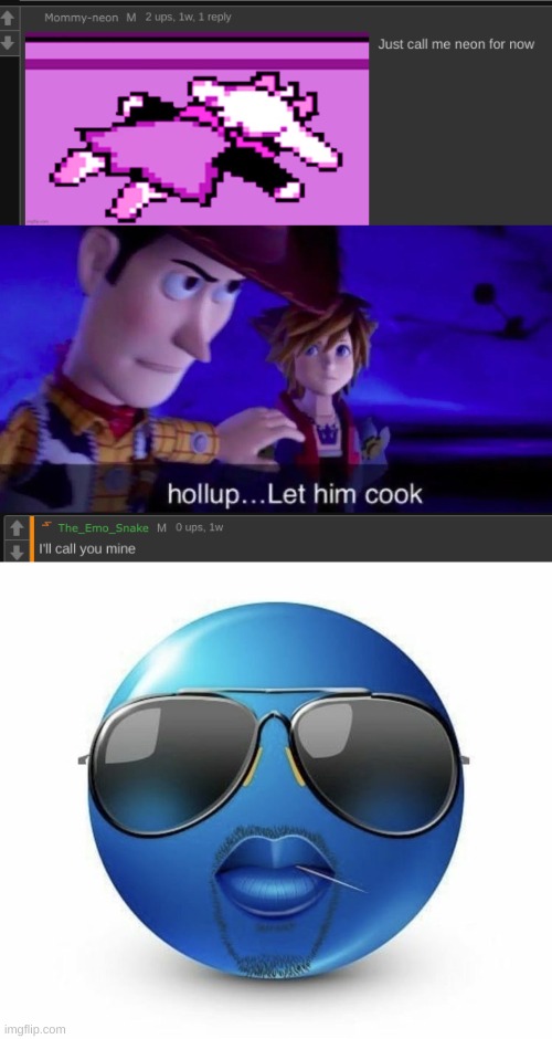 . | image tagged in holl up let him cook,rizz with ya mom | made w/ Imgflip meme maker