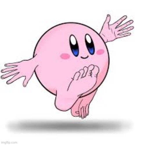 Cursedby | image tagged in kirby,cursed image | made w/ Imgflip meme maker
