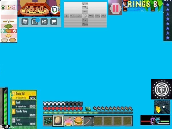rain timer and battle menu | made w/ Imgflip meme maker