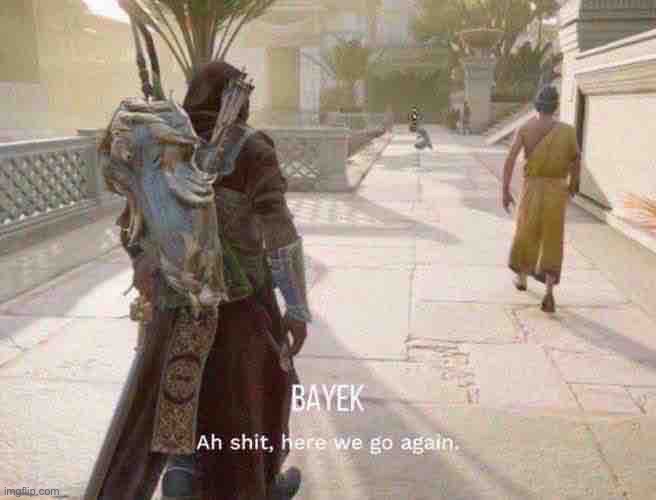 Reposting this because it’s the finest moments in gaming hirstoy | image tagged in balls,assassins creed | made w/ Imgflip meme maker
