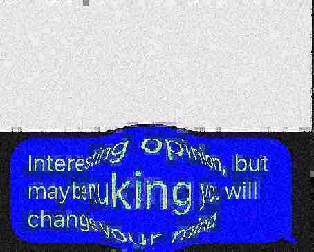 Maybe nuking you will change your mind deep fried Blank Meme Template