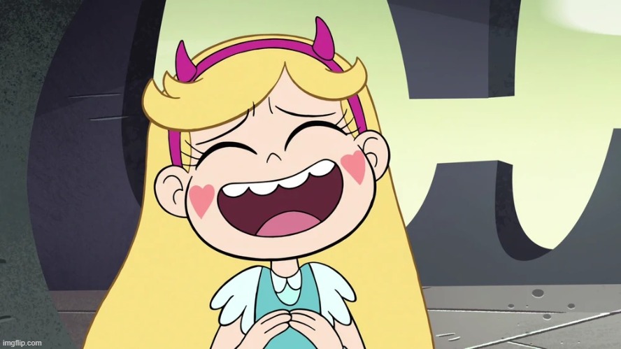 Star Butterfly Laughing | image tagged in star butterfly laughing | made w/ Imgflip meme maker