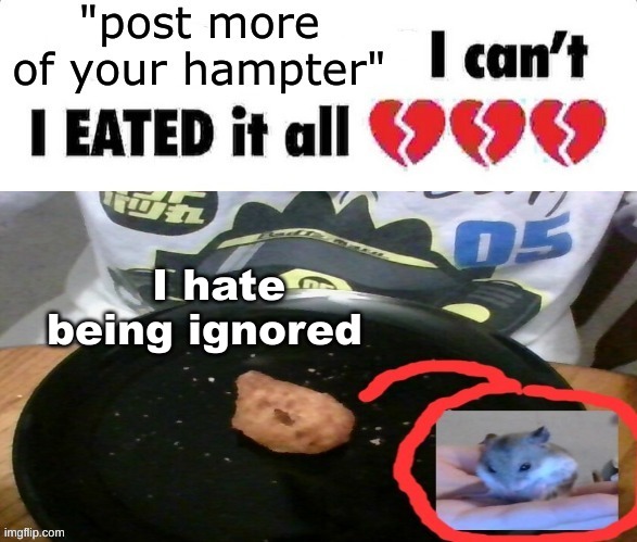 post more | I hate being ignored | image tagged in post more | made w/ Imgflip meme maker