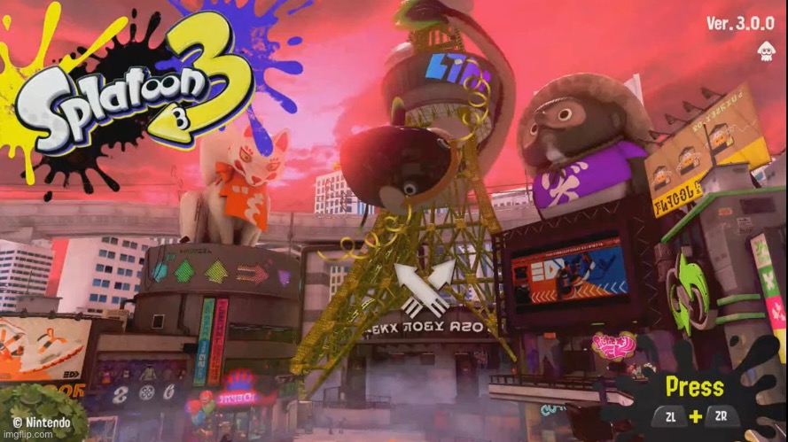 Smoke of seven rings fight or be devoured smoke of seven rings for the salmons honor! | image tagged in splatoon | made w/ Imgflip meme maker