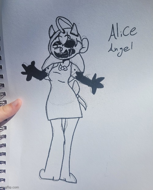 Alice Angel | image tagged in bendy and the ink machine | made w/ Imgflip meme maker