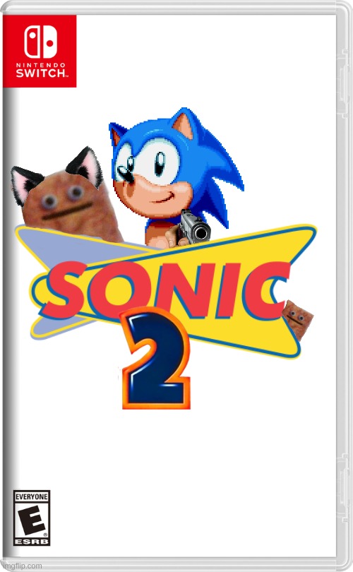Sonic 2 | image tagged in nintendo switch | made w/ Imgflip meme maker