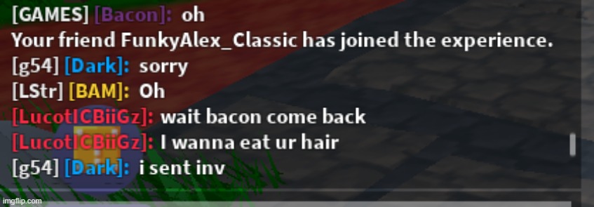 lucotic wanna eat bacon (real) | made w/ Imgflip meme maker