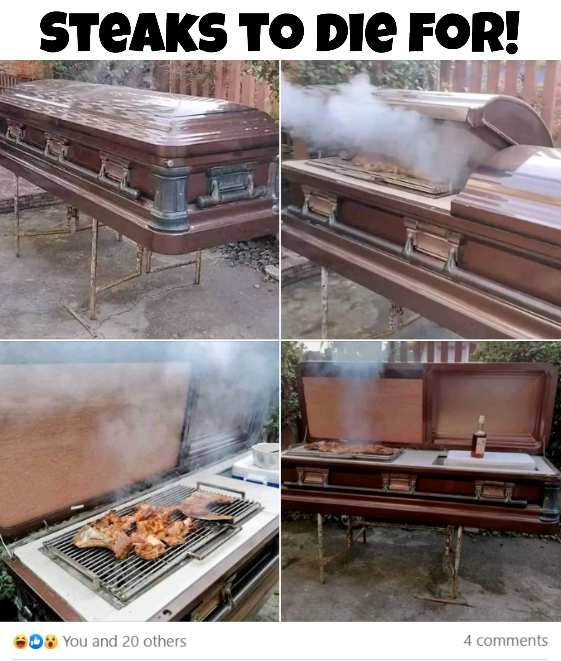 Steaks to Die For! | image tagged in steaks,smokers,smoker grill,somebody's going to die tonight,hannibal lecter silence of the lambs,hannibal the cannibal | made w/ Imgflip meme maker