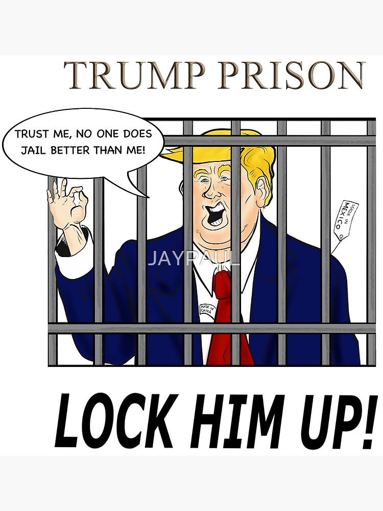 Trump Prison Lock Him Up Blank Meme Template