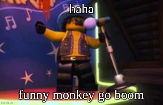 Rocky dangerbuff karaoke | haha; funny monkey go boom | image tagged in rocky dangerbuff karaoke | made w/ Imgflip meme maker