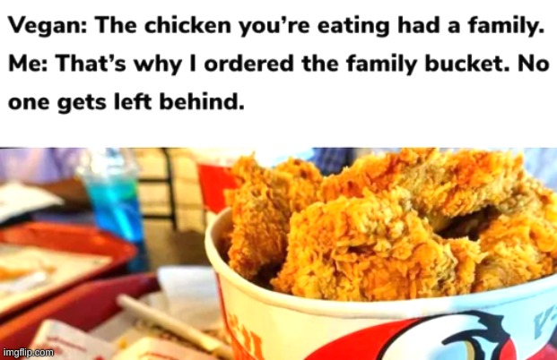 No chicken left behind | image tagged in kfc | made w/ Imgflip meme maker