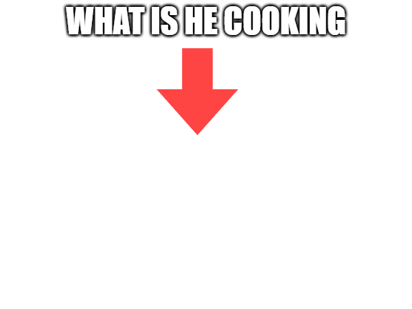 What is he cooking Blank Meme Template
