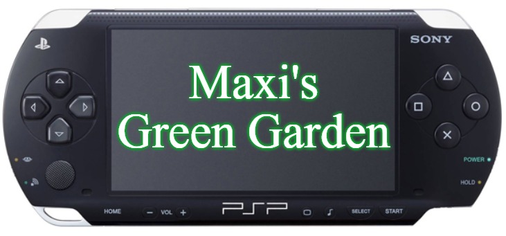 Sony PSP-1000 | Maxi's Green Garden | image tagged in sony psp-1000,maxi's green garden,slavic | made w/ Imgflip meme maker