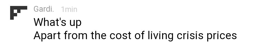 What's up apart from cost of living Blank Meme Template