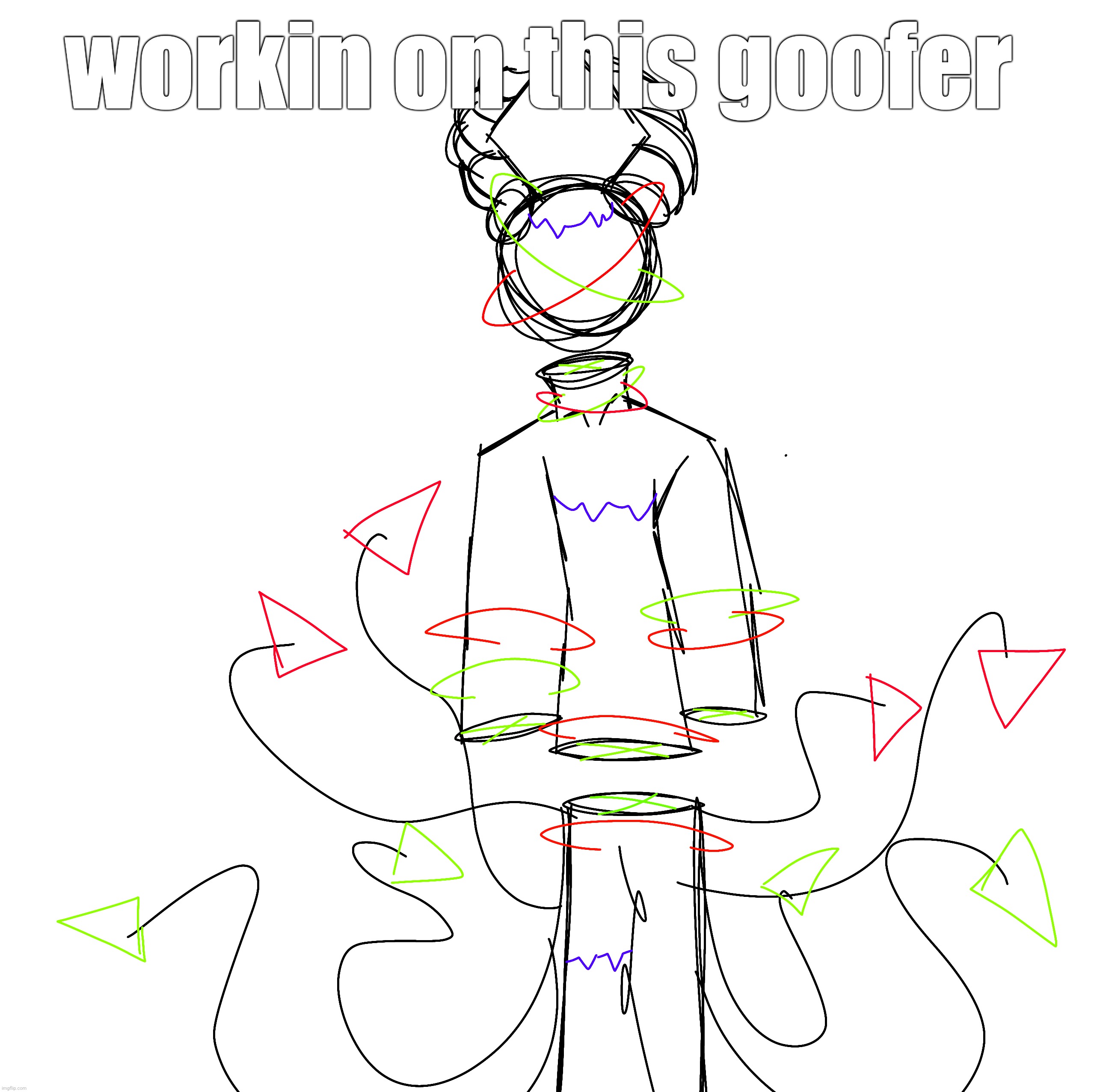 workin on this goofer | made w/ Imgflip meme maker