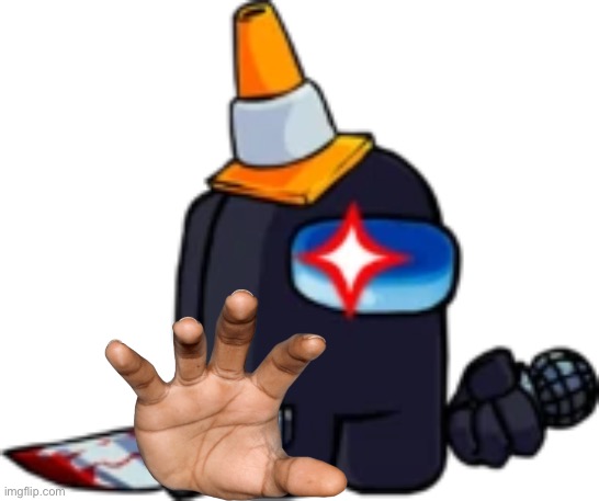 FNF: Black Impostor | image tagged in fnf black impostor | made w/ Imgflip meme maker