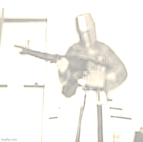 Crusader knight with M60 Machine Gun | image tagged in crusader knight with m60 machine gun | made w/ Imgflip meme maker