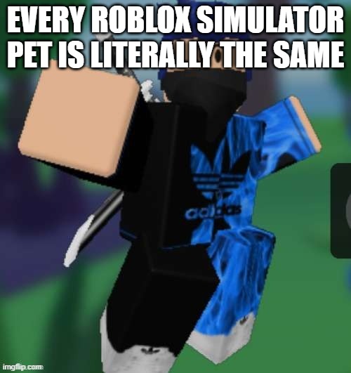 MR BEEEEEAAAAAA | EVERY ROBLOX SIMULATOR PET IS LITERALLY THE SAME | image tagged in mr beeeeeaaaaaa | made w/ Imgflip meme maker