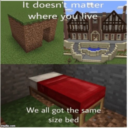 Don't try to much to make a house | image tagged in memes,funny,minecraft | made w/ Imgflip meme maker