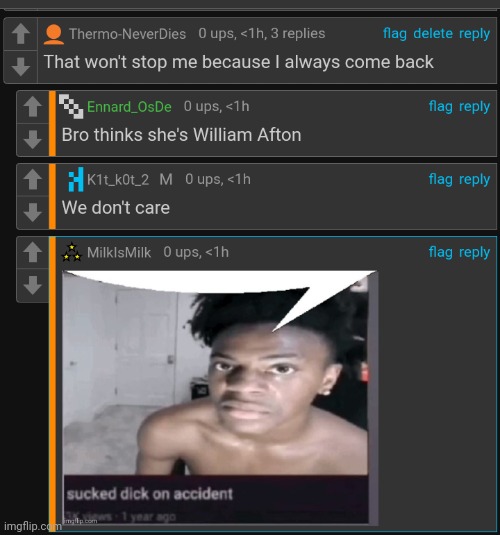 I am on their side but harhar | made w/ Imgflip meme maker