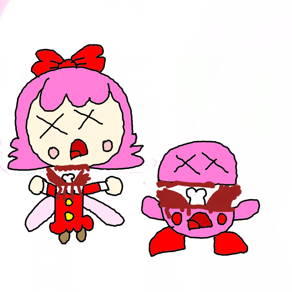 Ribbon & Kirby Is Dead Blank Meme Template