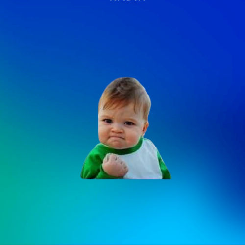 Radix Gradients Success Kid Blank Meme Template