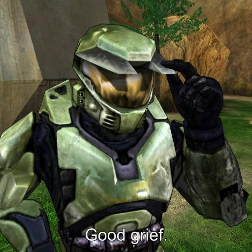 High Quality Halo Master Chief good grief Blank Meme Template