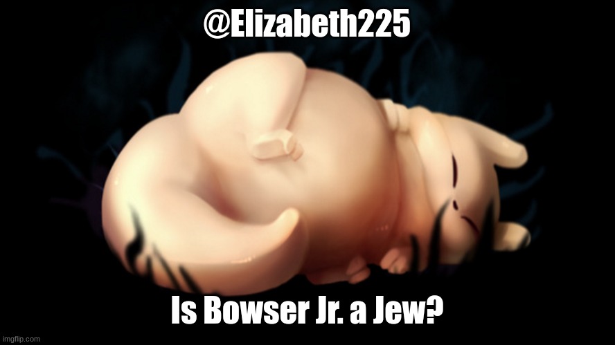 Oh wait she's not on rn | @Elizabeth225; Is Bowser Jr. a Jew? | image tagged in fat frick | made w/ Imgflip meme maker